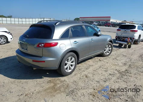 2005 Infiniti Fx35 from USA, damaged, VIN JNRAS08U15X100483